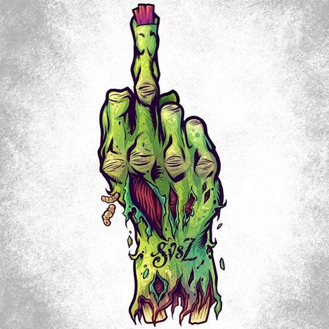 Zombie hand I drew - Have a nice day! . . . . #art #originalartwork #mangastudio #clipstudiopaint #illustration #hireanillustrator #freelanceartist #wacomcintiq #zombieart #zombieartist #undead #horrorart #monsterart Graffiti Drawings, Zombie Drawings, Zombie Wallpaper, Zombie Cartoon, Easy Graffiti, Easy Graffiti Drawings, Frankenstein Art, Rock Poster Art, Zombie Art