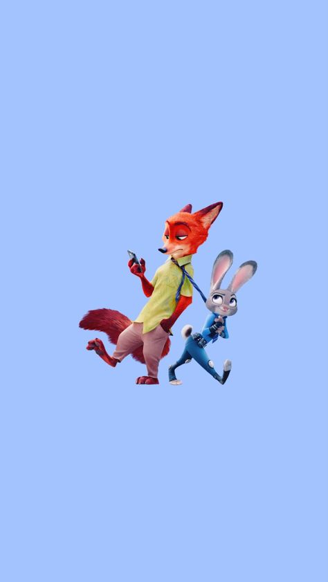 I will subscribe to subscribers 💙☁️ Zootropolis Wallpaper, Zootopia Wallpaper Iphone, Zootopia Wallpaper, 90s Wallpaper Hip Hop, Disney Characters Wallpaper, Nick And Judy, Disney Zootopia, Images Disney, Velvet Wallpaper