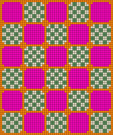 Geometric Alpha Pattern, Alpha Patterns Crochet Blanket, Alpha Grids Crochet, Flower Alpha Pattern, Pixel Crochet Pattern Charts, Crochet Grid Patterns Free, Pixel Grid Crochet, Crochet Tapestry Pattern, Colorful Wall Hanging