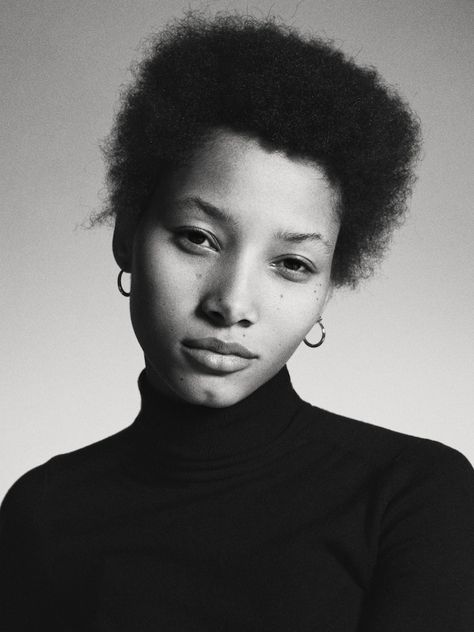 Afro Wedding Hairstyles, Shading Practice, Model Faces, Lineisy Montero, Here Lies, Natural Hair Accessories, Face References, Interview Magazine, Black And White Picture Wall