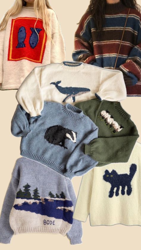 Oversized funky sweaters Build Outfit, Funky Sweaters, Cool Sweater, Fun Sweater, Aesthetic Sweaters, Novelty Sweater, Future Wardrobe, Funky Outfits, Cool Sweaters