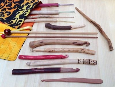 Hand carved hooks by Craftwich and interview Hand Carved Crochet Hooks, Crochet Hook, Crochet Ideas, Crochet Hooks, Hand Carved, Interview, Carving, Crochet