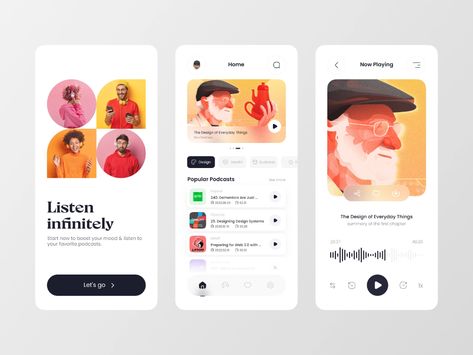 Creative App Design, Film App, Gym App, App Development Design, Beauty Web, Popular Podcasts, Podcast App, Design Podcast, Directory Design