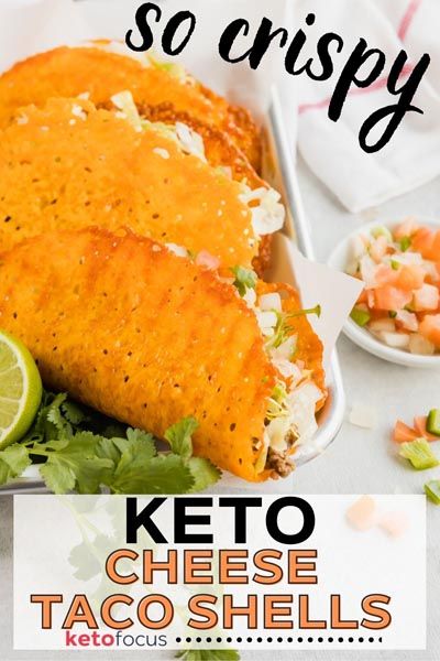 Crispy Cheese Taco Shells (ZERO CARBS!) Virta Recipes, Cheese Taco Shells, Corn Taco Shells, Taco Shell Recipe, Keto Tacos, Dirty Keto, Cheese Taco, Making Cheese, Crispy Tacos