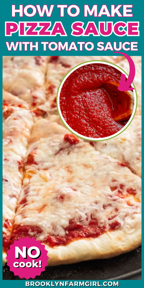 closeup of a whole cheese pizza Pizza Sauce Using Tomato Sauce, Make Your Own Pizza Sauce, Quick And Easy Pizza Sauce, Quick Pizza Sauce Simple, Easy Pizza Sauce Quick, Simple Pizza Sauce Recipe, Recipe For Pizza Sauce, Simple Pizza Sauce, Homemade Pizza Sauce Easy