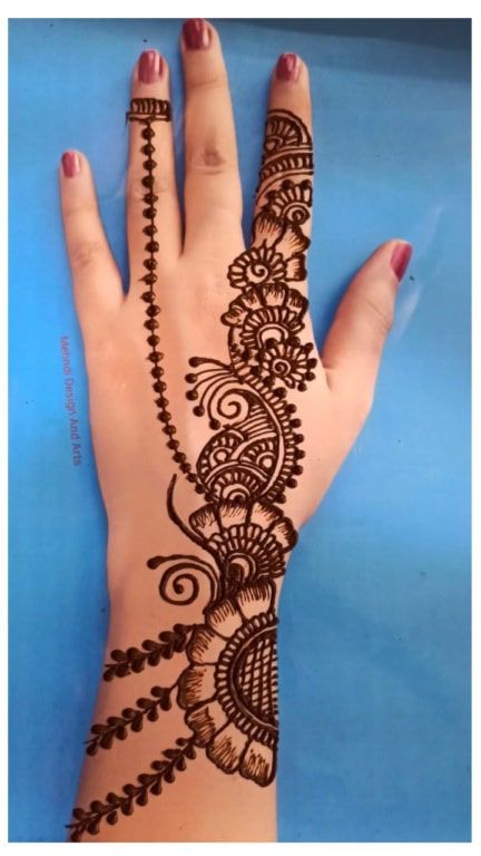 Teej Mehndi Designs, Hartalika Teej, Mehandi Designs Easy, Simple Arabic Mehndi, Mehndi Designs Simple, Arabic Mehndi Design, Simple Arabic Mehndi Designs, Simple Mehndi Design, Henna Designs For Kids