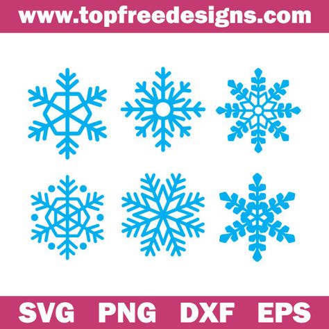 free Snowflakes svg files Free Snowflake Svg, Free Svg Files For Silhouette, Snowflakes Svg, Snowflake Svg, Clip Art Free, Diy Wine Glasses, Christmas Vinyl, Infusible Ink, Bullet Journal Themes