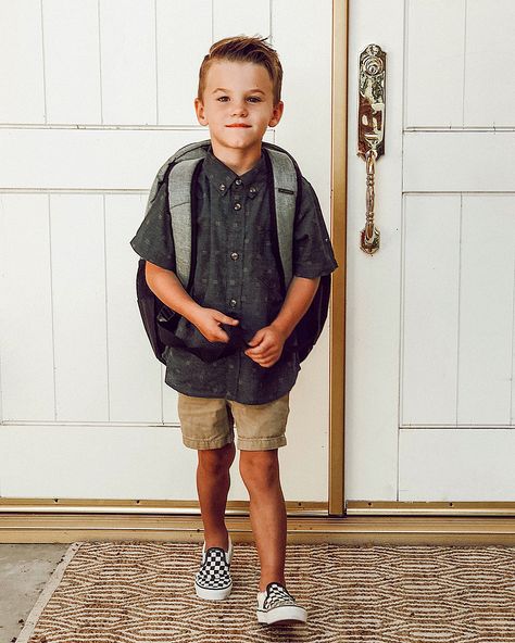 Boston Horton Boys Back To School Outfits 2024, Kindergarten Boys Outfits, Boy Kindergarten Outfits, Boys Kindergarten Outfits, Elementary Boy Outfits, First Day Of Kindergarten Outfit Boy, First Day Of School Outfit Boy, Picture Day Outfit Boys, Kindergarten Boy Outfits