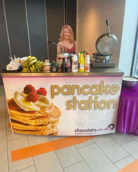 Pancake Station, Crepe Station, Waffle Ice Cream, Pancake Crepes, Station Service, Waffles, Pancakes, Ice Cream, Bar