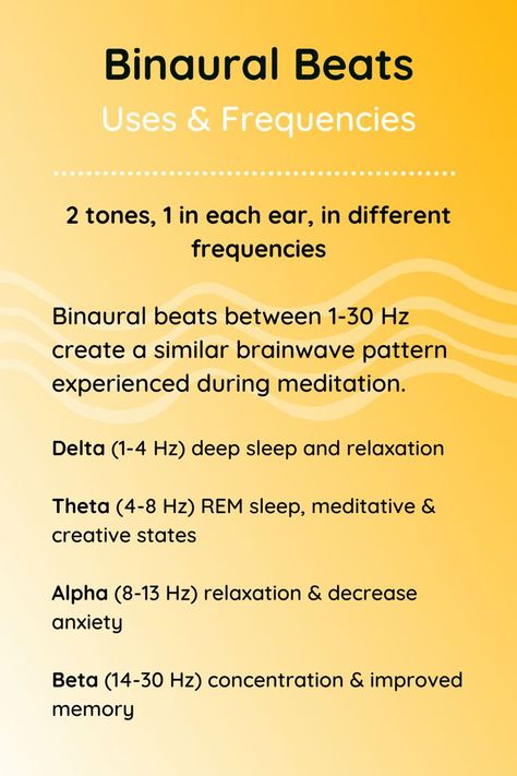 Binaural beats uses and frequencies. Benefits and how to use them Frequency For Studying, Binaural Beats Benefits, Binaural Beats Frequencies, Improve Focus And Concentration, Best Frequency For Sleep, Binaural Beats Meditation, High Frequency Music, Raise Frequency, Theta Binaural Beats