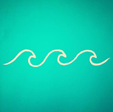 Ride the Waves Ocean Waves Drawing Simple, Drawing Waves, Mermaid Ideas, Ocean Tattoos, Diy Tattoo, Waves Tattoo, Screen Saver, Surf Art, Camping Ideas