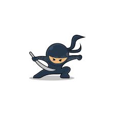 Ninja Drawing Easy, Ninja Painting, Neon Ninja, Cartoon Ninja, Ninja Illustration, Buddha Doodle, Retro Cartoons, Vector Clipart, Free Clip Art