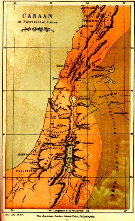 The land of Canaan, which comprises the modern regions of Israel, the West Bank, Gaza Strip, Lebanon and Syria. At the time when Canaanite religion was practiced, it was divided into various city-states. Canaan Map, Ancient History Timeline, Ancient History Archaeology, Book Of Genesis, Hebrew Bible, Bible History, History Timeline, Think Deeply, Ancient Maps