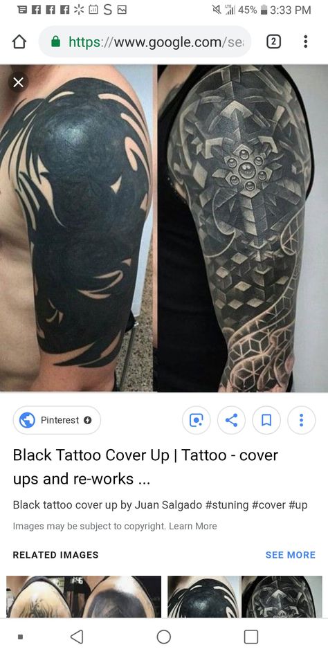 Large Cover Up Tattoo For Men, Black Lettering Tattoo Cover Up, Heavy Black Tattoo Cover Up, Solid Black Tattoo Cover Up, Large Tattoo Cover Ups, Finger Tattoos Matching, Big Dark Tattoo Cover Up, Witchy Finger Tattoos, Tattoos Witchy