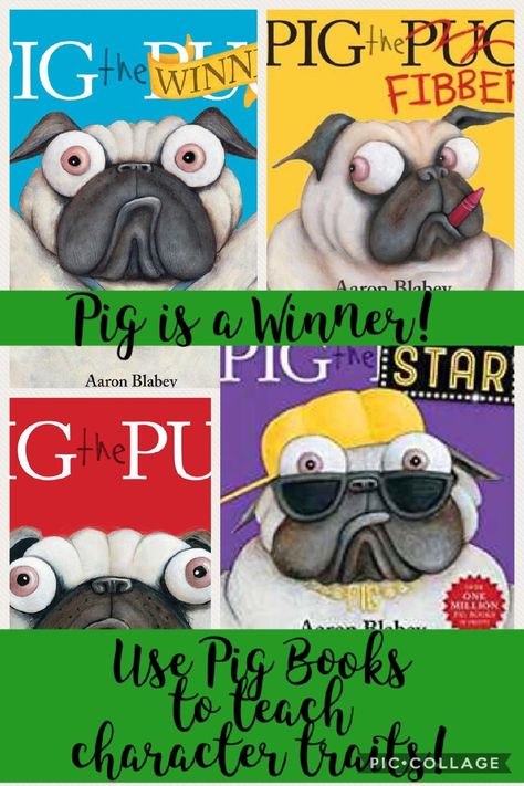 Pig The Pug Activities Preschool, Pig The Pug Costume Book Week, Pig The Pug Activities, Pig The Pug, Library Lessons Elementary, Teaching Comprehension, Character Lessons, Pugs In Costume, Prek Ideas