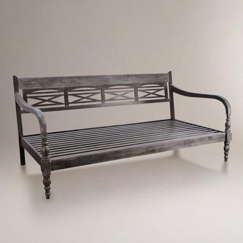 One of my favorite discoveries at WorldMarket.com: Indonesian Daybed Frame Daybed As Sofa, World Market Daybed, Indonesian Daybed, Bed World, Daybed Frame, Metal Daybed, Market Day, Office Guest Room, Guest Room Office