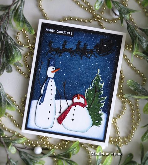 Tim Holtz Twig And Stump, Twig And Stump, Tom Holtz, Gold Ranger, Die Cut Christmas Cards, Snowman Ideas, Transparent Texture, Tim Holtz Crafts, Tim Holtz Dies