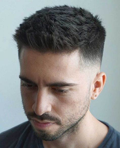 Very Short Hair Men, Haircut Guide, Short Quiff, Modern Quiff, Men Fade Haircut Short, Short Hair With Beard, Quiff Haircut, Gents Hair Style, Quiff Hairstyles