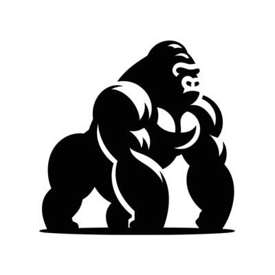 Page 4 | King Kong Vector Art, Icons, and Graphics for Free Download King Kong Illustration, Gorilla Sticker, King Kong Tattoo, Gorilla Sketch, Gorilla Logo Design, Gorilla Art, 4 King, King Drawing, King Kong Art