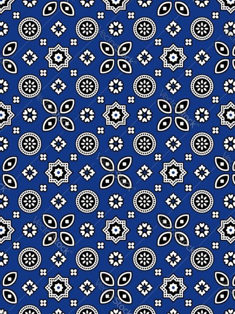 Sindhi Ajrakh Fabric Seamless Vector Pattern | Dezignmart | VectorStock Ethnic Wallpaper, Indian Textile Design, Motifs Design, Textile Fashion, Ajrakh Prints, Fashion Indian, Flower Art Drawing, Indian Patterns, Floral Geometric