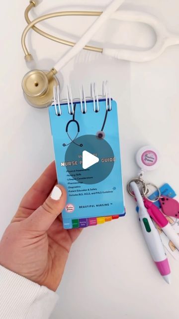 Amanda Draayer on Instagram: "The Nurse Pocket Guide is Here! 🎉

Key Features:
✅ Over 35 Nursing Skills: Step-by-step instructions on vital clinical skills every nurse needs to master.
✅ Evidence-Based Practice: Stay current with the latest evidence-based protocols and research.
✅ BLS, ACLS, & PALS Guidelines: Critical lifesaving guidelines at your fingertips.
✅ Medical Algorithms: Quick reference for complex decision-making.
✅ EKG Rhythm Identifier: Easily identify key heart rhythms.
✅ 40+ Common Disorders & Emergencies: Comprehensive overviews of common medical conditions.

Perfect for Clinical Rotations: A tool for quick access to essential clinical information that can fit in most scrub pockets, is waterproof, and has a sturdy binding. 

❤️ This handy tool took me over a year to creat Ekg Rhythms, Clinical Rotations, Nursing Skills, Key Heart, Evidence Based Practice, Heart Rhythms, The Nurse, Medical Conditions, Cool Tools