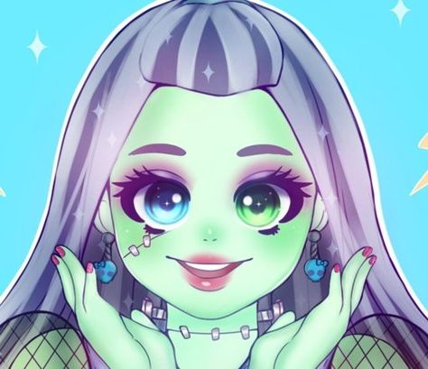 Monster High Fanart, Frankie Stein Monster High, Frankie Stein, Monster High Art, High Art, Monster High, Profile Picture, Cool Art, Fan Art