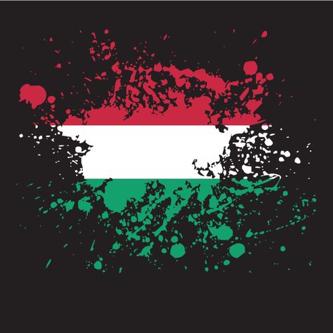 Hungarian flag ink gunge Hungarian Flag, Hungary Flag, Ink Splash, Flag Painting, East Europe, Chelsea Football, Svg Free, Instagram Icons, Free Clip Art