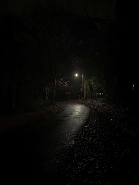 Creepy Nature Photography, Dark Late Night Aesthetic, Dark Pictures Of Nature, Dark Eerie Photography, Dark Night Pictures, Dark Creepy Background, Aesthetic Dark Photos, Night Scene Photography, Dark Outdoors Aesthetic