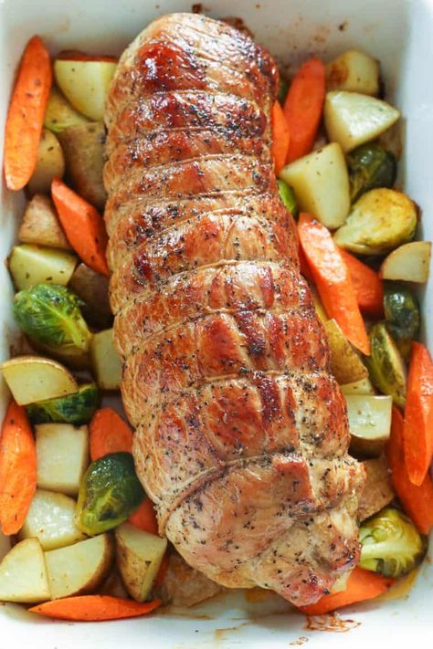 Stuffed Pork Loin Roast - Immaculate Bites Pork Pork Loun, Stuffed Pork Loin Roast, Pork Loin Stuffed, Pork Loin Oven, Pork Roulade, Stuffed Pork Loin, Roulade Recipe, Pork Sausage Recipes, Juicy Pork Tenderloin