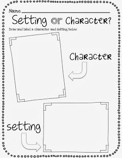 Character Worksheets, Character Activities, Kindergarten Anchor Charts, Teaching Character, Childrens Books Activities, Kindergarten Language Arts, Character And Setting, Library Lessons, 1st Grade Worksheets