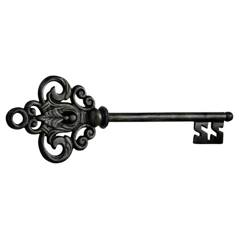 Castle Key Metal Wall Art - 17W x 6H in. - $29.99 @hayneedle Hebrew Symbols, Antique Key Tattoos, Lock And Key Tattoo, I Got The Keys, Key Wall Decor, Dragon Skeleton, Ancient Key, Spain Beach, Tiffany Key