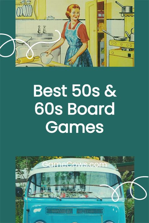 Best 50s and; 60s Board Games Retro Board Games, 1950s Games, Vintage Toys 1960's 1950s, Vintage Homemaking, 1960s Looks, Old Fashioned Games, Board Games For Couples, Vintage Toys 1960s, Vintage Board Game