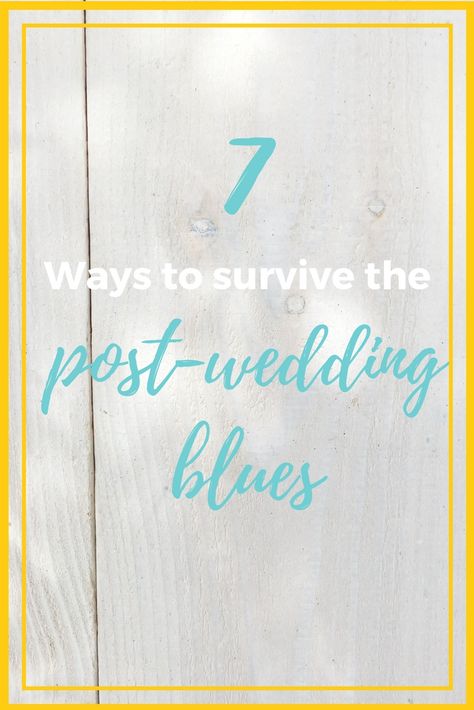 7 ways to survive the post-wedding blues Post Wedding Blues, Wedding Website Examples, Back To Reality, Rose Boutique, Cheap Wedding, Post Wedding, Wedding Bells, You've Been, And Now