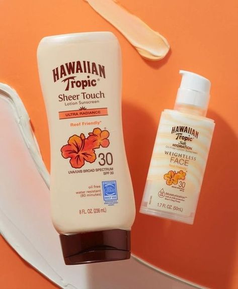 Hawaiian Tropic Sunscreen Aesthetic, Selfcare Skincare, Summer Products, Hawaiian Tropic, Long Square Acrylic Nails, Sunscreen Lotion, Aesthetic Pics, Square Acrylic Nails, Intj