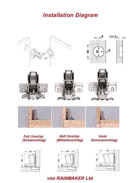 HAFELE 165 Degree Hinges with Integrated Cushioning Kitchen Cabinet Cupboard Wardrobe Door Steel Hinge Soft Closing Spring Full Overlay Straight Angular Germany Brand Pack of 2: Amazon.co.uk: DIY & Tools Cupboard Door Hinges, Shutter Hinges, Cupboard Hinges, Overlay Hinges, Built In Wardrobes, Wardrobe Hinges, Detail Drawing, Small Cupboard, Cupboard Wardrobe