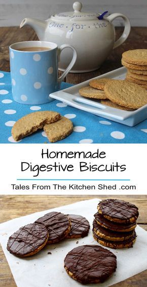 You'll love this Digestive Biscuits Recipe. Choose the healthy sugar free option or sweeten with golden syrup and cover with dark chocolate -… Low Calorie Oatmeal, Kitchen Shed, Digestive Cookies, Healthy Biscuits, Biscuits Recipe, Digestive Biscuits, Healthy Sugar, British Baking, Homemade Biscuits