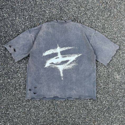 Distressed T-Shirt by @entageclothing Distressed T Shirt, Distressed Shirt, Clothing Design, Aesthetic Clothes, Aesthetic Anime, Shirt Design, Fashion Designer, Shopping List, Shirt Designs