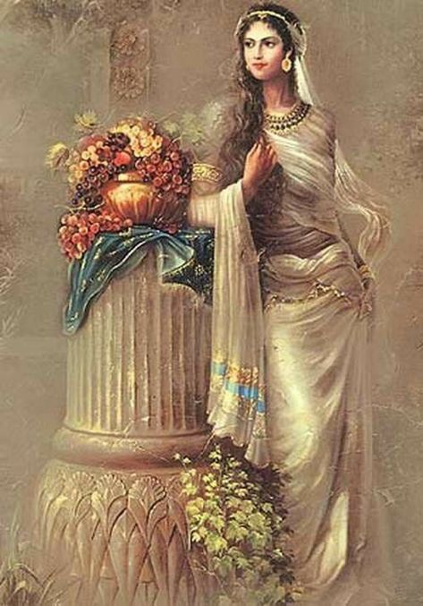 Ancient Persian Princess - Atousa, daughter of the Great Cyrus and the wife of the Great Daruis - Achaemenid Dynasty 3d Wall Art Sculpture, Ancient Persian Art, Greek Goddess Art, Persian Princess, Persian Warrior, Persian Women, Iran Culture, Iran Pictures, Persian Art Painting