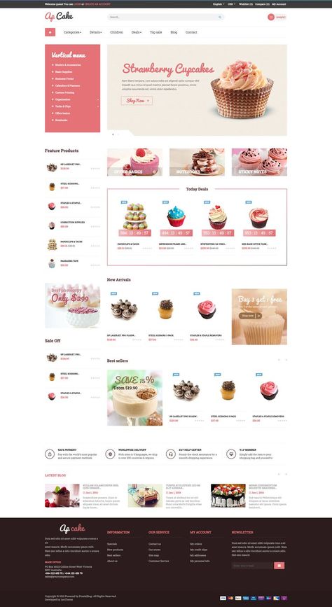 As a web design enthusiast, I love how this responsive layout for a cake shop beautifully showcases products with engaging visuals. The user-friendly vertical menu and eye-catching deals create a delightful shopping experience. Check out how I incorporate responsive design techniques to make web pages not just functional, but also visually appealing! Donuts Graphic Design, Website Agency, Bakery Website, Ux Design Principles, Food Web Design, Unique Website Design, London Football, Easy Rangoli Designs Videos, Germany Photography