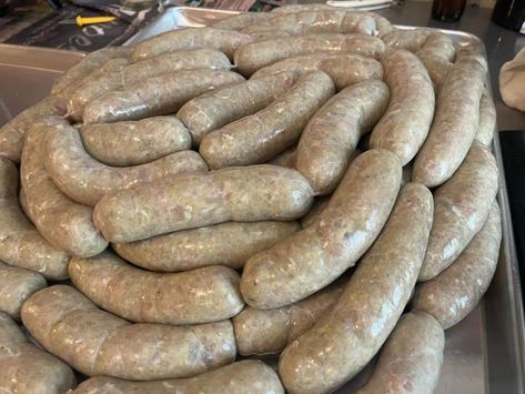 Pesto Rabbit Sausage Recipe - Meat Rabbits Bbq Rabbit Recipe, Ground Rabbit Recipes, Rabbit Sausage Recipe, Pesto Sausage, Rabbit Recipe, Sausage Ingredients, Sausage Seasoning, Meat Rabbits, Sausage Making