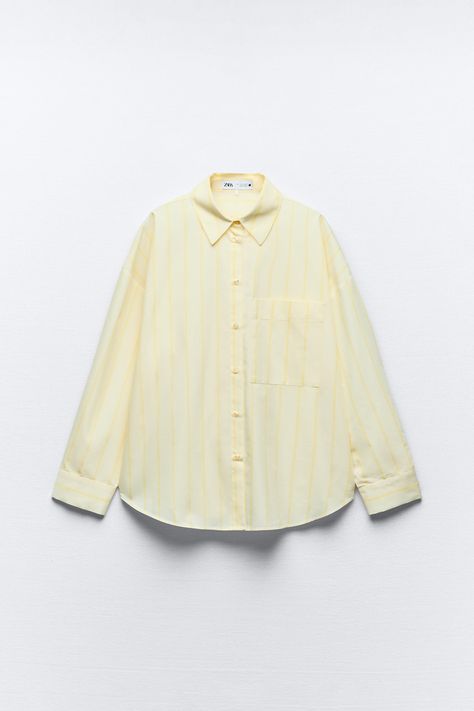 Yellow Shirt, Skirt Co Ord, Shirt Blouses Tops, Yellow Shirts, Shirt Button, Poplin Shirt, Pant Shirt, Blazer Dress, Trouser Jeans