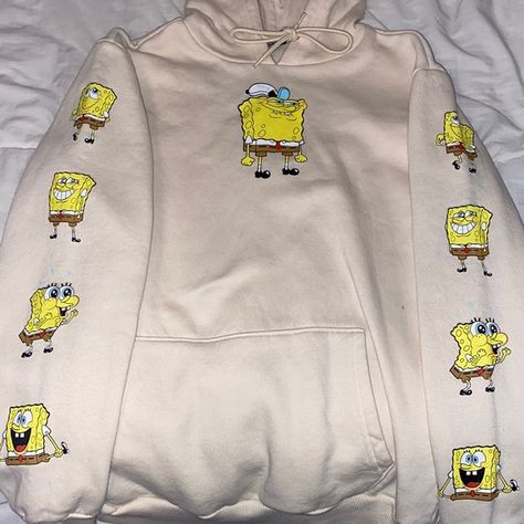 Spongebob hoodie Spongebob Clothes, Spongebob Fashion, Spongebob Pajamas, Spongebob Outfit, Spongebob Hoodie, Fun Slippers, Stylish Hoodies, Purple Hoodie, Sponge Bob