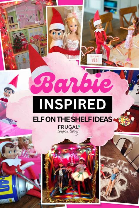 Looking for some hilarious ideas to try with Barbie and Elf on the Shelf? Look no further! These Elf on the Shelf Barbie ideas are packed with creative and entertaining suggestions that are sure to bring a smile to your face. Whether you're a parent looking to add some fun to your family's holiday traditions or simply a fan of all things Barbie and Elf on the Shelf, we have plenty of antics. New Elf on the Shelf ideas daily plus free Elf on a Shelf printables. #FrugalCouponLiving #ElfontheShelf Elf On The Shelf Barbie Ideas, Barbie Camper, Elf Printables, Elf Me, Elf Ideas Easy, Barbie Car, Holiday Traditions Family, Barbie Box, Girl Elf