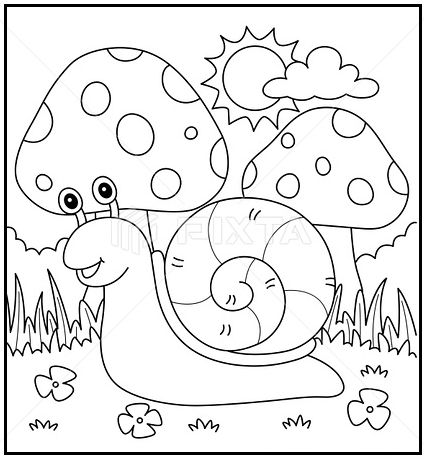 Snail Coloring Page Snails Preschool, Snail Coloring Pages, Snail Coloring, Crafts Room, Word Searches, Free Preschool, Fascinating Facts, Charming Garden, Diy Crafts Room Decor