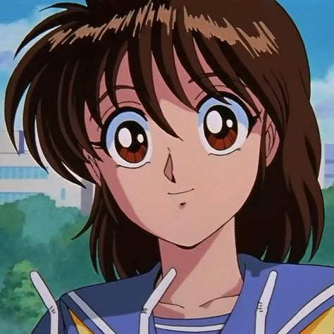 Keiko Yukimura, 90s Anime Art Style, 90s Anime Art, Ghost Fighter, Yu Yu Hakusho Anime, Anime Artstyle, Manga Style Art, Yoshihiro Togashi, Iconic Anime