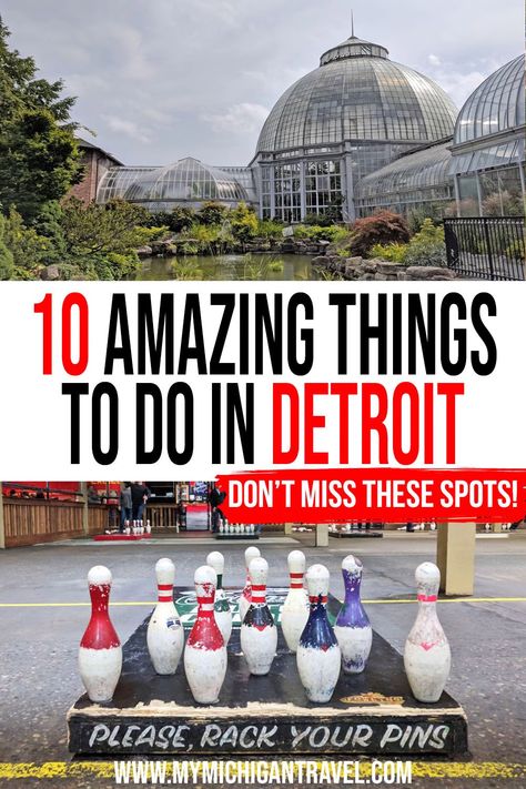 10 Best Things to Do in Detroit, Michigan • My Michigan Travel Detroit Michigan Things To Do In, Things To Do In Detroit Michigan, Detroit Travel, Michigan Mitten, Michigan Travel Destinations, Michigan Detroit, American Travel Destinations, Visit Detroit, Travel Michigan