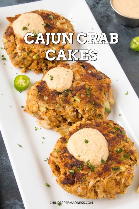 Cajun Crab Cakes, Cajun Seasonings, Creamy Cajun Sauce, Crab Cake Sauce, Louisiana Chicken Pasta, Cajun Cream Sauce, Cajun Crab, Crab Cake Recipes, Maryland Crab Cakes