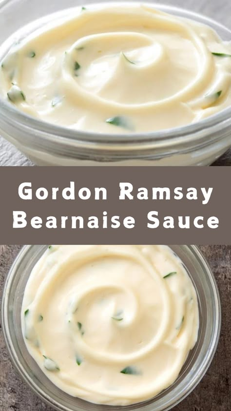 Gordon Ramsay Bearnaise Sauce A-1 Sauce Recipes, Bernaise Sauce Recipe, Bearnaise Sauce Easy, Bearnaise Sauce Recipe, Beef Sauces, Sauce For Eggs, Bernaise Sauce, Béarnaise Sauce, Gordon Ramsey Recipes