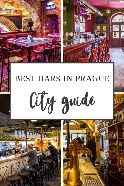 Complete guide to the 20 best bars in Prague. Prague bars in this guide are reasonably priced, from Micro Brewery bars to Cocktail bars. Prague Bars Nightlife, Prague Food Guide, Prague Bars, Prague Nightlife, Czech Beer, Brewery Bar, Prague Old Town, Danube River Cruise, Best Cocktail Bars