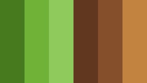 Minecraft Game Color Scheme » Brown ... Minecraft Color Schemes, Minecraft Color Pallets, Brown And Green Color Palette, Minecraft Colour Palette, Minecraft Color Palette, Mint Living Rooms, Surprise Images, Minecraft Christmas, Green Name